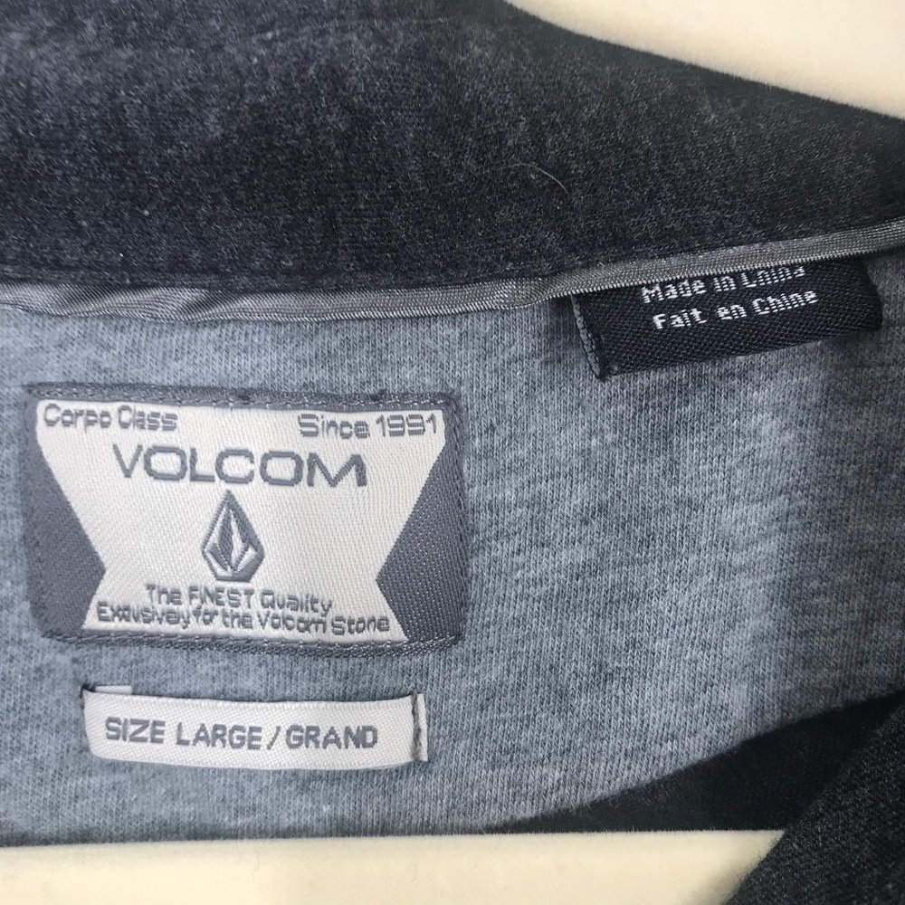 VOLCOM BLACK SHORT SLEEVE POLO - Picture 4 of 7
